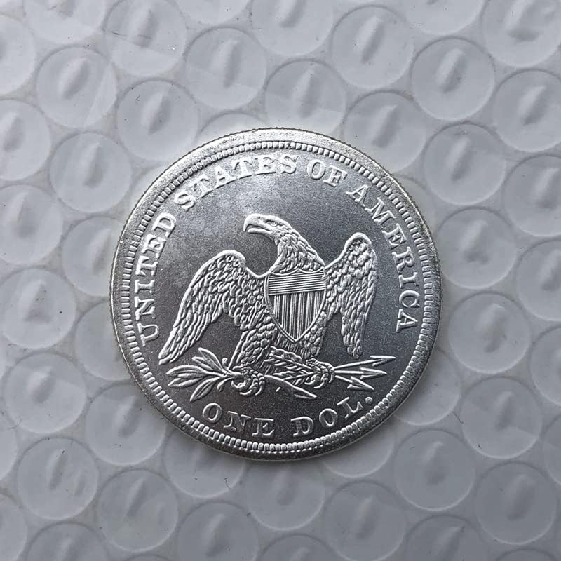 1868. američki novčići od mesinganih srebrne kovanice Antique Crafts Strani prigodni kovanice
