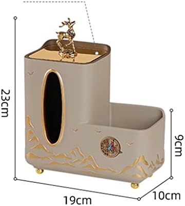 Zhuhw Kineska kutija za rockery tkivo ukrašavanje dnevne sobe stolić za kavu daljinsko upravljanje papiranje kutije za pohranu