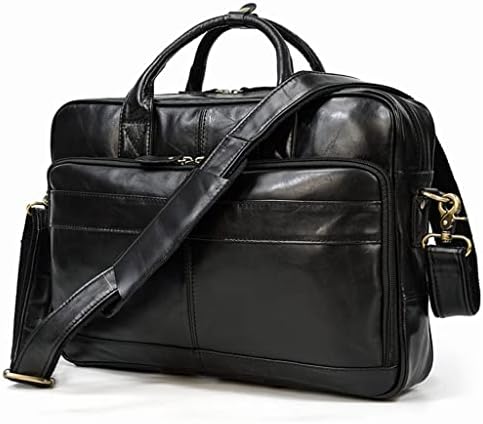 WYKDD TRGOVINA PUTOVANJA TORKA ZA MUŠKARCI Velika torbica muški poslovni aktovka Moda Real Cowhide Računalna torba za rame