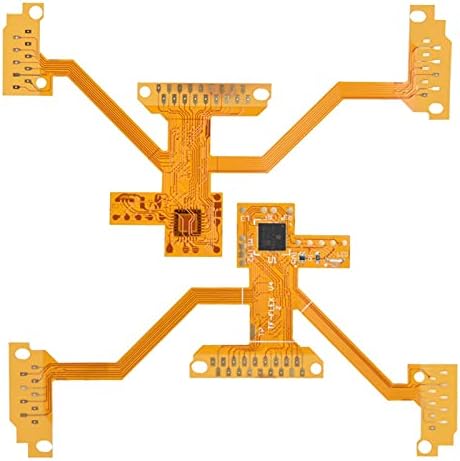 Chenqian zamjenska igara kontroler mod ploče fleksibilni kabel za ps4 2.0 ručka žuta