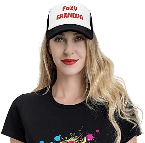 NvJUI JUFOPL FOXY Djed smiješni kamionski šešir, podesiva mreža za bejzbol za muškarce i žene