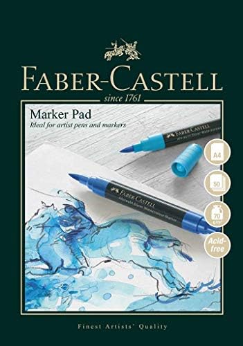 Faber -Castell A4 GumMed Marker Pad - 70GSM - 50 listova