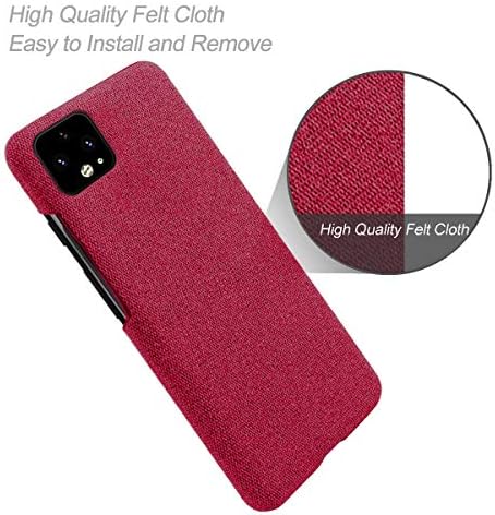 Futrola za pametni telefon u boji od platna za pametni telefon od 4 do 4, tanka i lagana - crvena