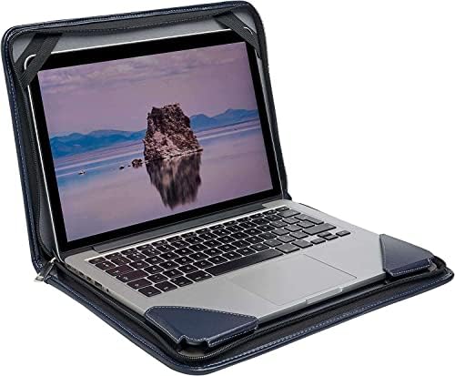 Broonel plava kožna laptop messenger futrola - kompatibilna s Asus W202 11.6 Laptop