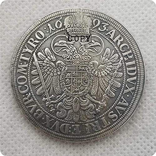 1693. Komemorativni novčići za kopiranje koprive za kopiranje Kopiranje ureda za kućnu sobu Dekor