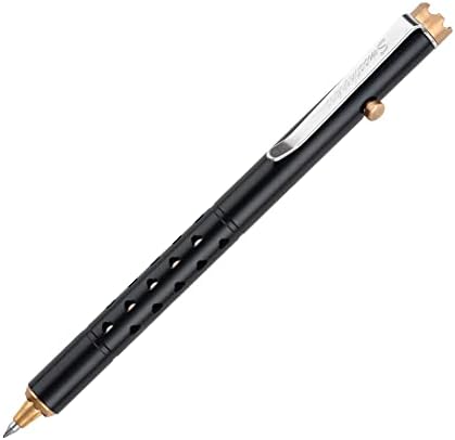 Glatka olovka za olovku s mesinganom krunom savršena težina kompatibilna s punjenjem parker gel za uredski džepni časopis