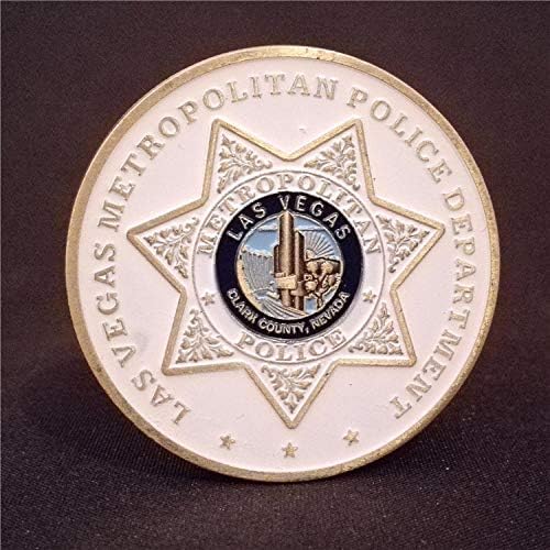 Sjedinjene Države Las Vegas Metropolitanska policijska uprava suvenir bakrena kovanica Coin Challenge Coin