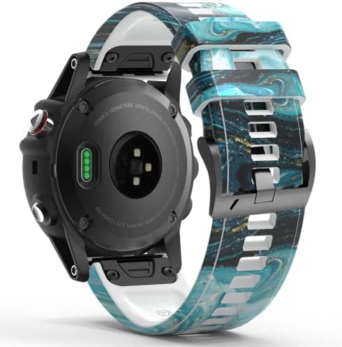 Saydee 26 22 mm silikonski brzi sanja sa satu za Garmin Fenix ​​7 7x 6 6x Pro 5x 5 Plus 3 HR MK2 EasyFit Smart Watch Band